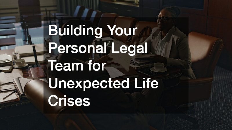 Building Your Personal Legal Team for Unexpected Life Crises